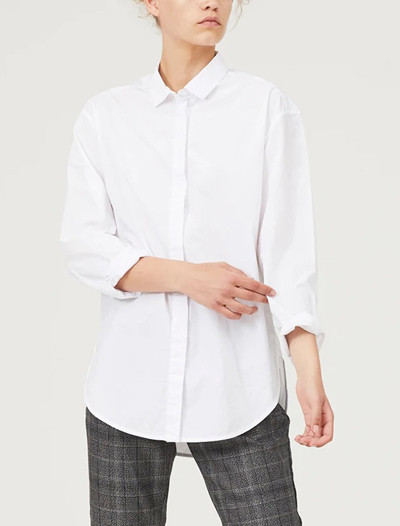 Bellis Shirt naisten kauluspaita, Valkoinen