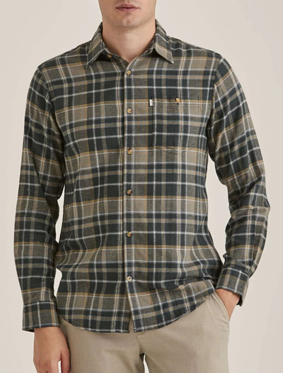 Flannel shirt flanellipaita, Vihreä