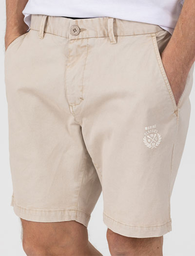 Bermuda Shorts, Beige