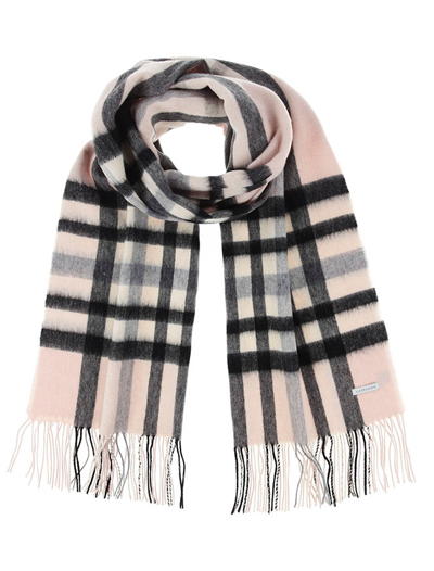 Vega wool scarf villahuivi, Vaaleanpunainen
