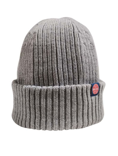 Hanko Beanie merino villa pipo, Vaaleanharmaa