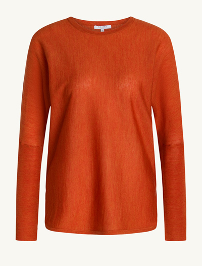 Pippa Pullover merinovillaneule, Oranssi