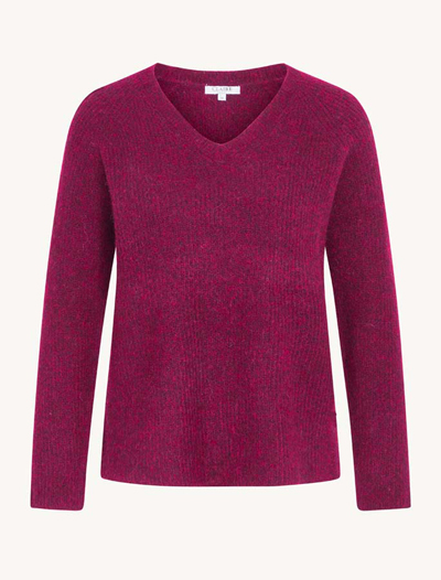 Petrusjka Pullover mohairneule, Fuksia