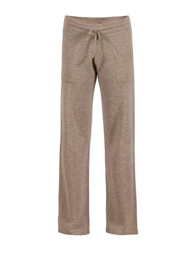 Carina  Wool Pants neulehousut, Beige