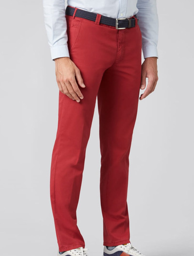 Meyer: Bonn miesten housut normaali, Punainen