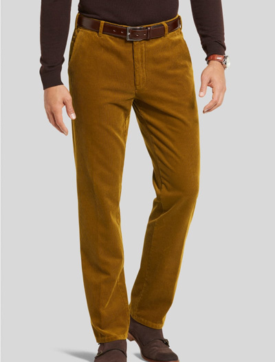 Roma trousers D housut, Vaaleanruskea
