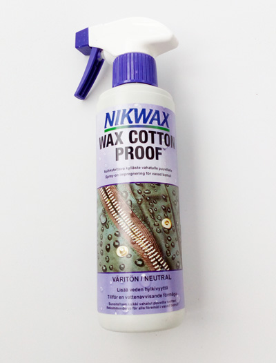 Nikwax Wax Cotton Proof vahakankaan kylläste spray