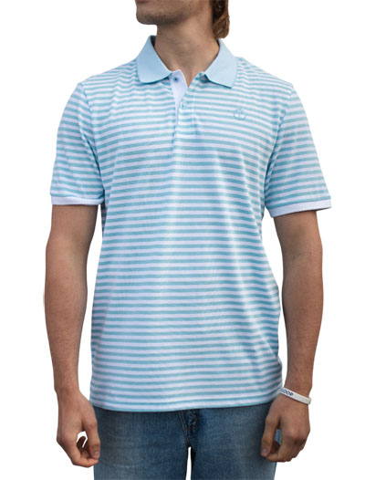 SS Polo Stripes W Graphic pikeepaita