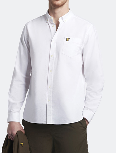 Oxford Shirt kauluspaita, Valkoinen