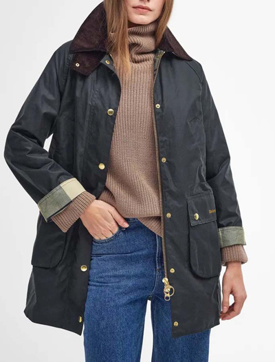 Long Beadnell Wax Jacket öljykangastakki